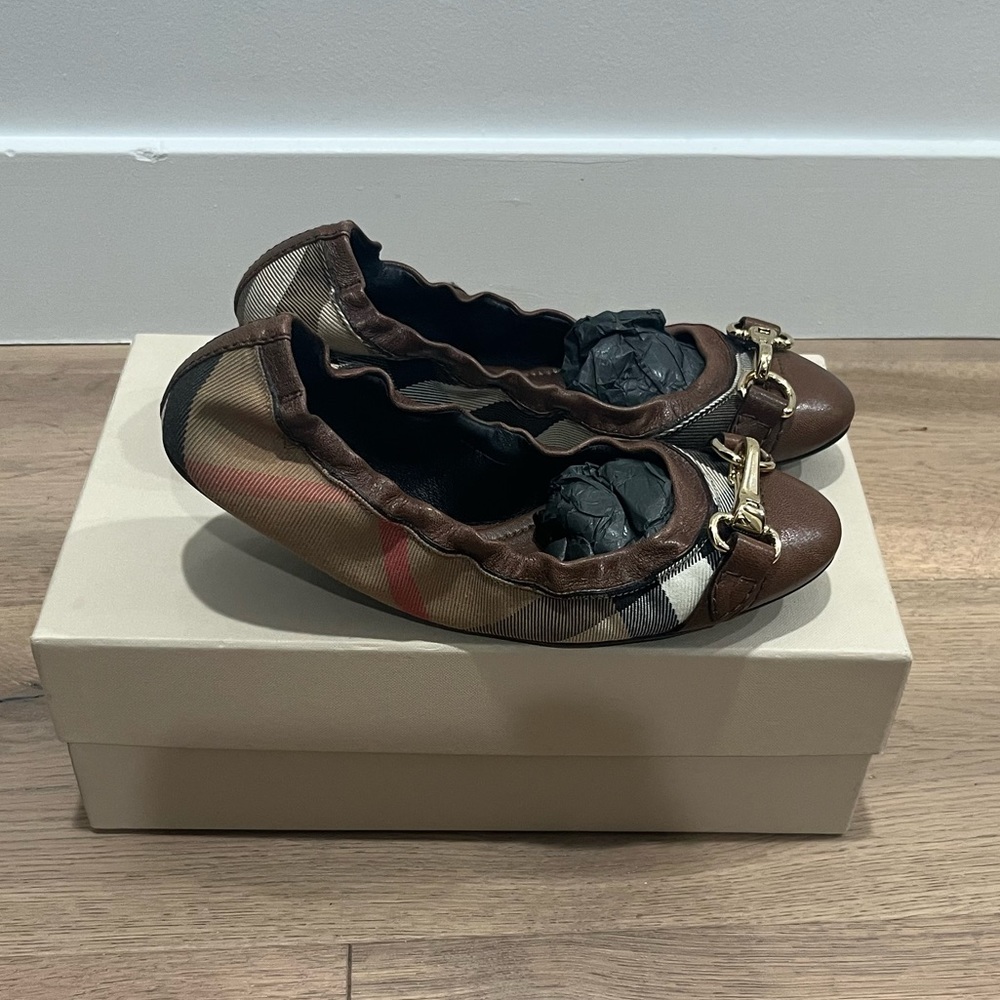 Burberry House Check Ballerina Flats
